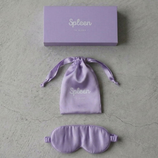 Spleen 3Dシルクアイマスク・サテン巾着袋セット -Evening Whisper-