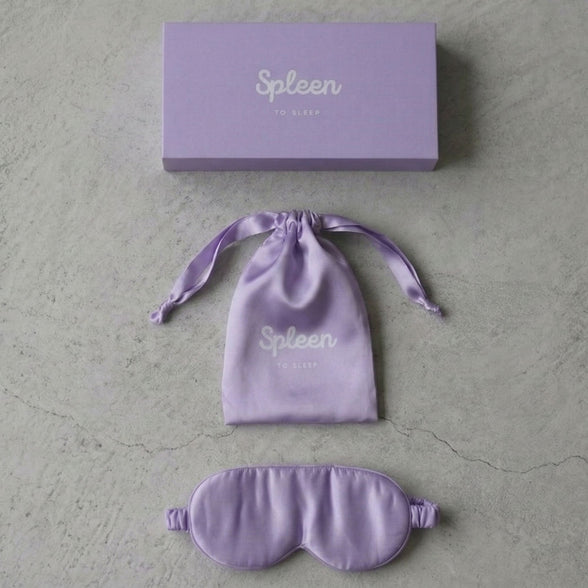 Spleen 3Dシルクアイマスク・サテン巾着袋セット -Evening Whisper-