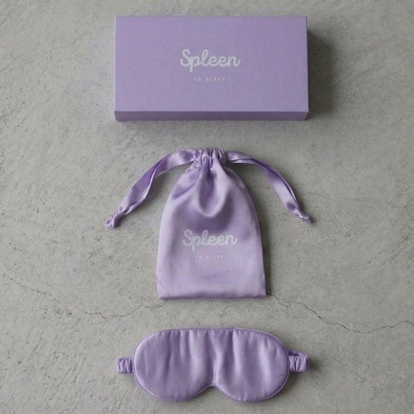 Spleen 3Dシルクアイマスク・サテン巾着袋セット -Evening Whisper-