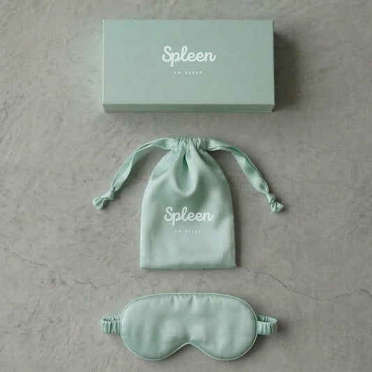 Spleen 3Dシルクアイマスク・サテン巾着袋セット -Gentle Retreat-