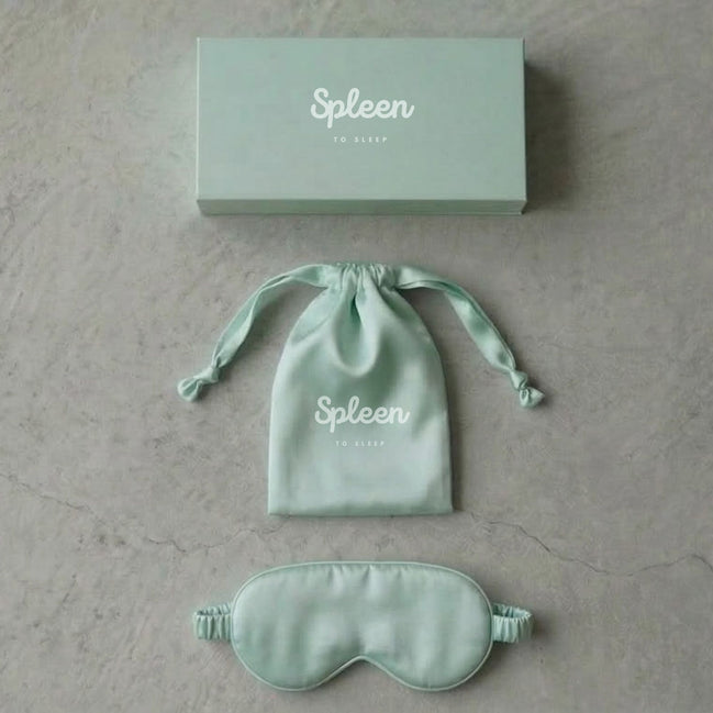 Spleen 3Dシルクアイマスク・サテン巾着袋セット -Gentle Retreat-