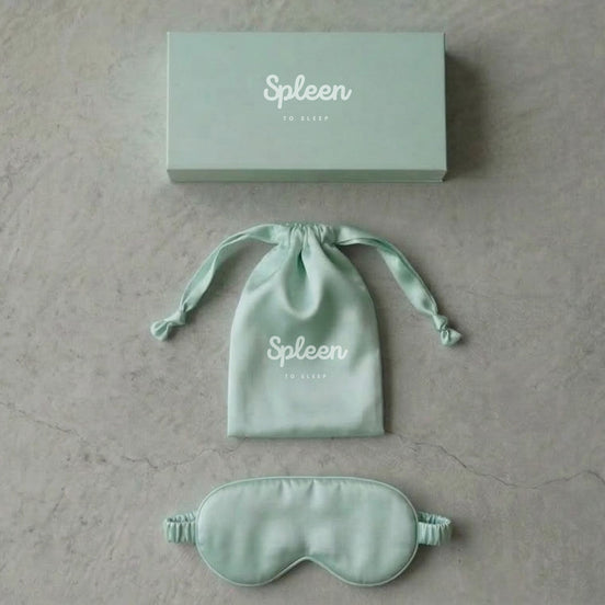 Spleen 3Dシルクアイマスク・サテン巾着袋セット -Gentle Retreat-