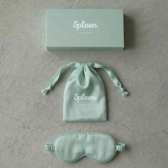 Spleen 3Dシルクアイマスク・サテン巾着袋セット -Gentle Retreat-