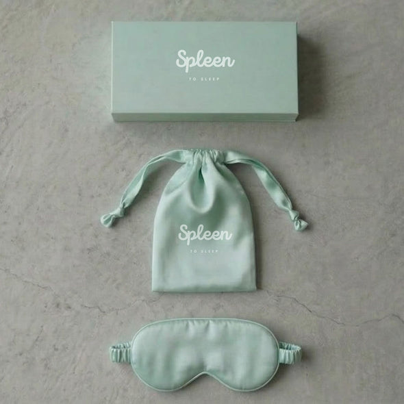 Spleen 3Dシルクアイマスク・サテン巾着袋セット -Gentle Retreat-